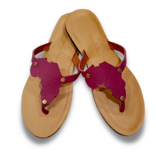 Kwetu Sandal - Magenta