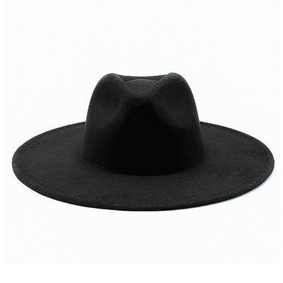 Black Wide Brim Fedora