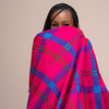 Maasai Blanket - Pink, Purple, and Blue
