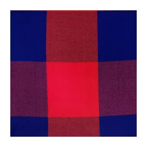 Maasai Blanket - Blue and Red Checkered