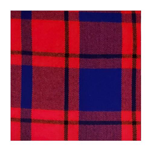 Maasai Blanket - Blue and Red Plaid