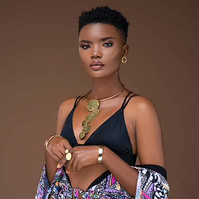 Wambui Necklace - Gold Plated