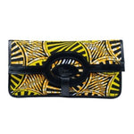 Kipochi Clutch - Yellow and Black