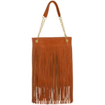 Harakati Fringe Tote - Tan
