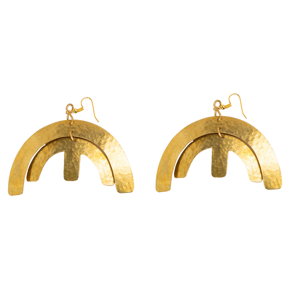 Kucheza Earring - Brass